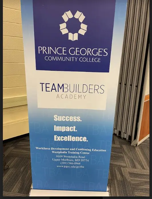 Graduation: Prince George’s Community College Team Builders Academy (specialty HVAC) 1/2023